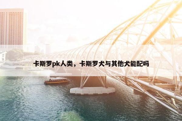 卡斯罗pk人类，卡斯罗犬与其他犬能配吗