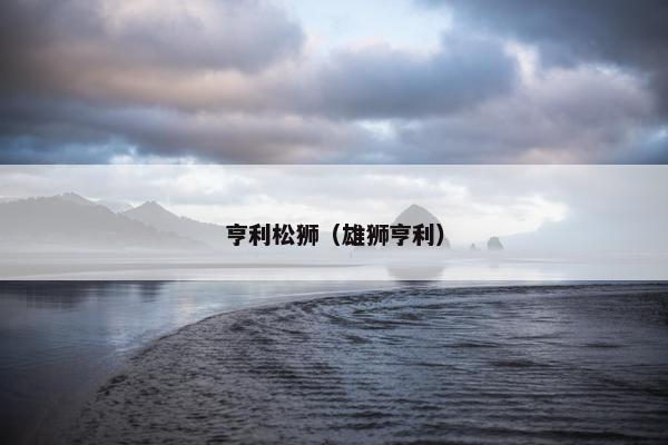 亨利松狮（雄狮亨利）