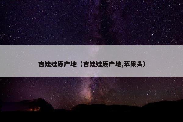 吉娃娃原产地（吉娃娃原产地,苹果头）