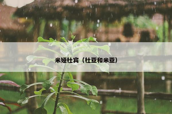米娅杜宾（杜亚和米亚）