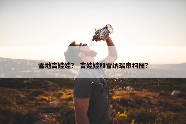 雪地吉娃娃？ 吉娃娃和雪纳瑞串狗图？