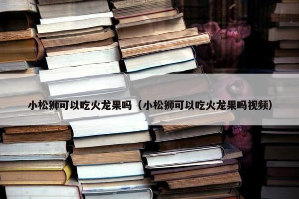小松狮可以吃火龙果吗（小松狮可以吃火龙果吗视频）