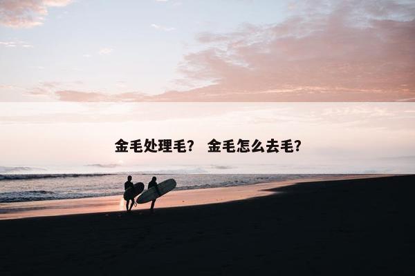 金毛处理毛？ 金毛怎么去毛？