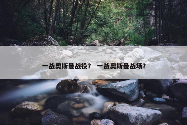一战奥斯曼战役？ 一战奥斯曼战场？