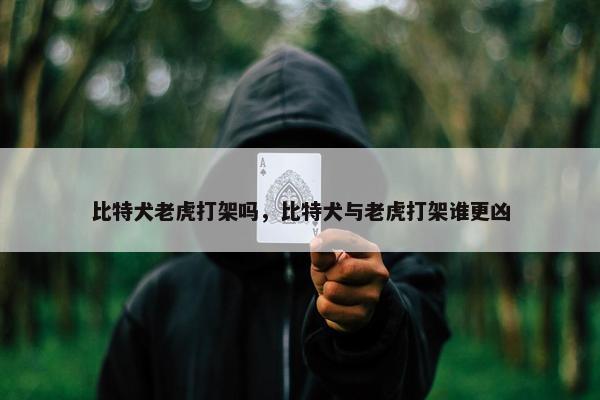 比特犬老虎打架吗，比特犬与老虎打架谁更凶