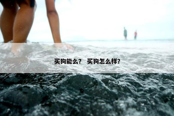 买狗能么？ 买狗怎么样？
