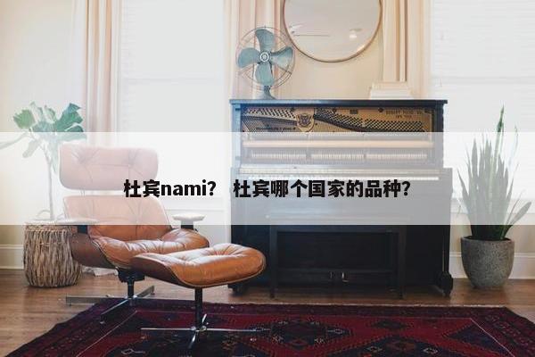 杜宾nami？ 杜宾哪个国家的品种？