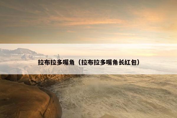 拉布拉多嘴角（拉布拉多嘴角长红包）