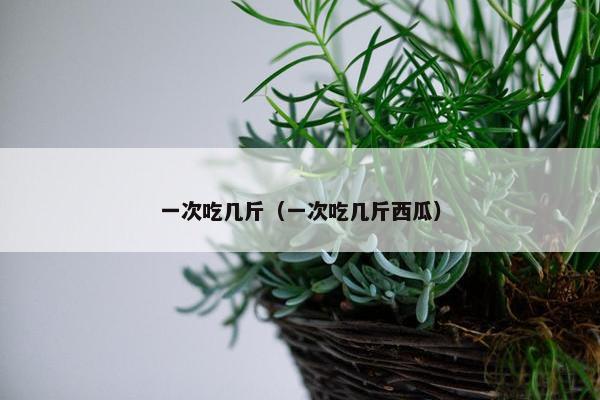 一次吃几斤（一次吃几斤西瓜）
