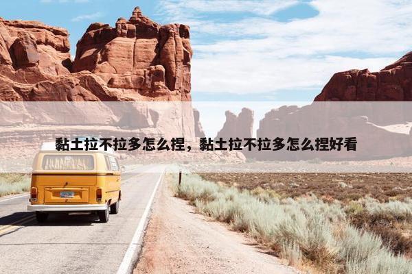 黏土拉不拉多怎么捏，黏土拉不拉多怎么捏好看