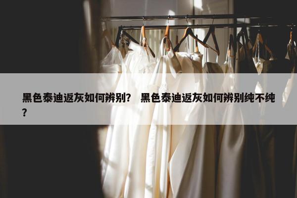 黑色泰迪返灰如何辨别？ 黑色泰迪返灰如何辨别纯不纯？