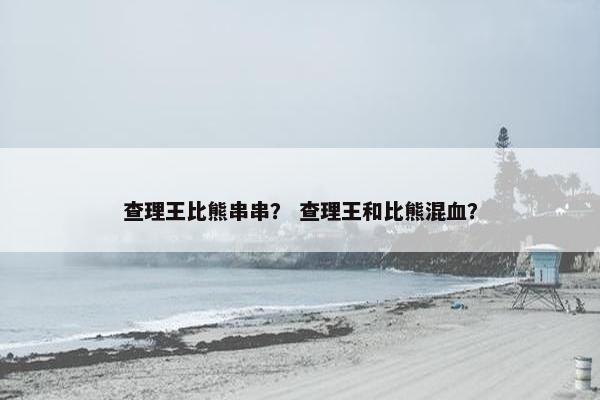 查理王比熊串串？ 查理王和比熊混血？