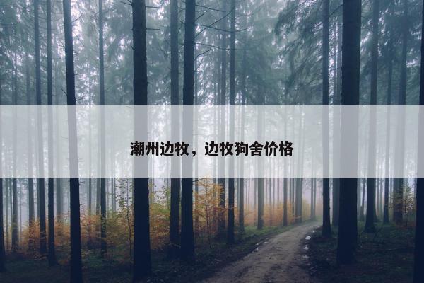潮州边牧，边牧狗舍价格