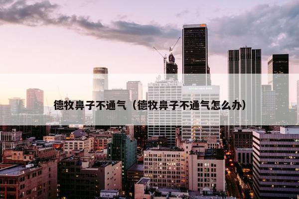 德牧鼻子不通气（德牧鼻子不通气怎么办）