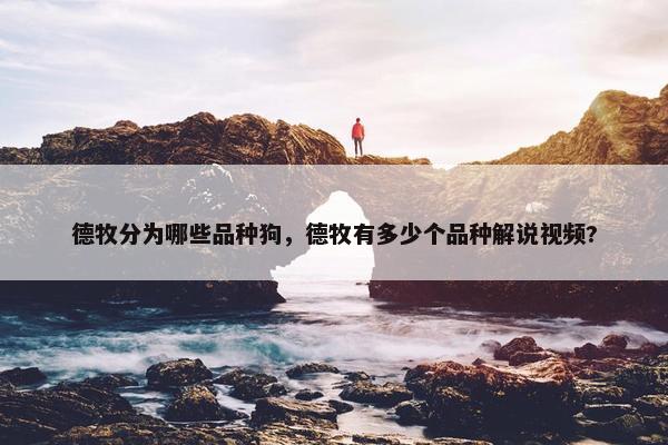 德牧分为哪些品种狗，德牧有多少个品种解说视频?
