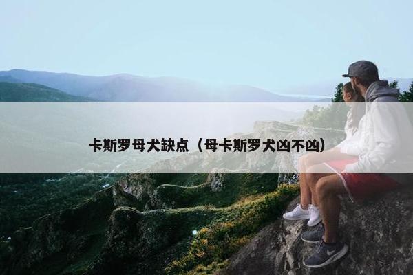卡斯罗母犬缺点（母卡斯罗犬凶不凶）