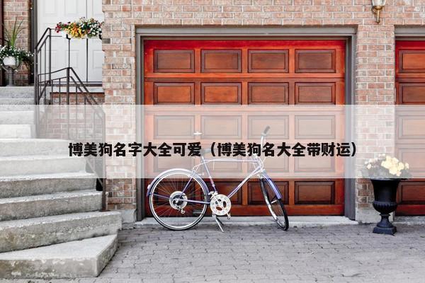 博美狗名字大全可爱（博美狗名大全带财运）