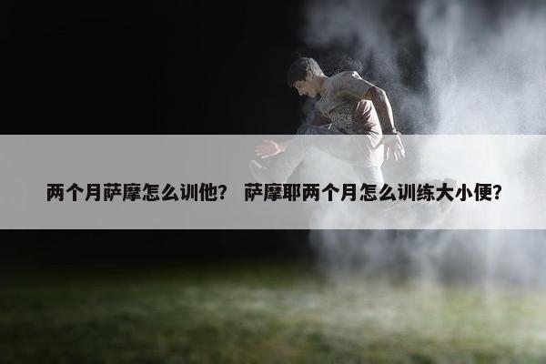 两个月萨摩怎么训他？ 萨摩耶两个月怎么训练大小便？