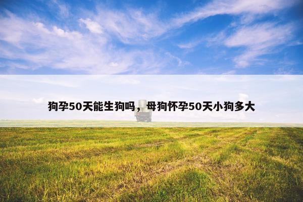 狗孕50天能生狗吗，母狗怀孕50天小狗多大