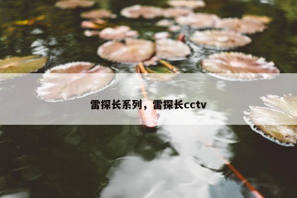 雷探长系列，雷探长cctv