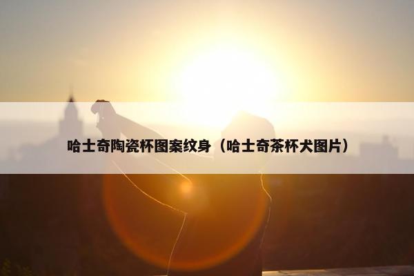哈士奇陶瓷杯图案纹身（哈士奇茶杯犬图片）