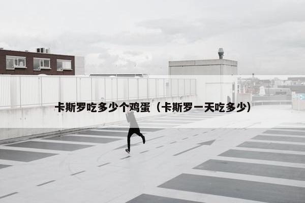 卡斯罗吃多少个鸡蛋（卡斯罗一天吃多少）
