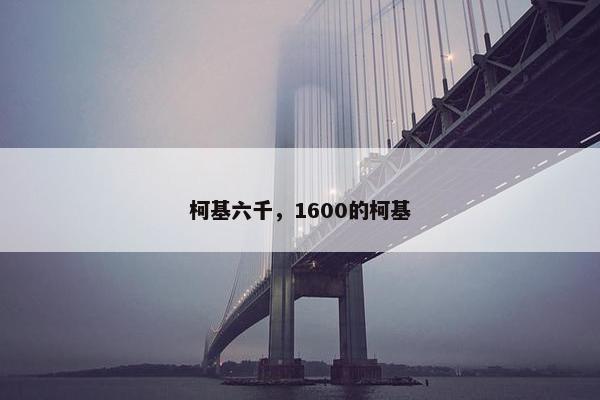 柯基六千，1600的柯基