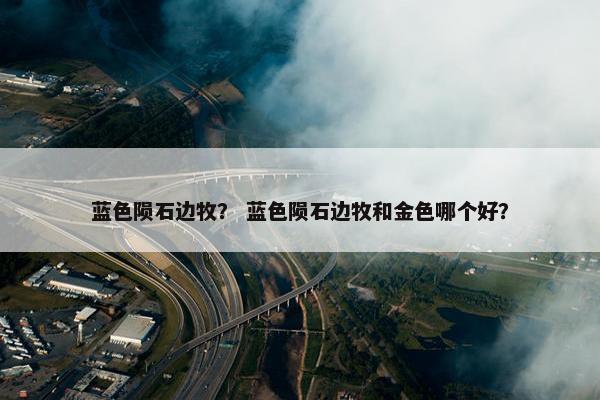 蓝色陨石边牧？ 蓝色陨石边牧和金色哪个好？