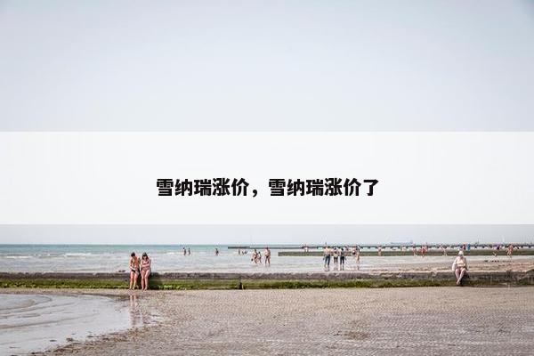 雪纳瑞涨价，雪纳瑞涨价了