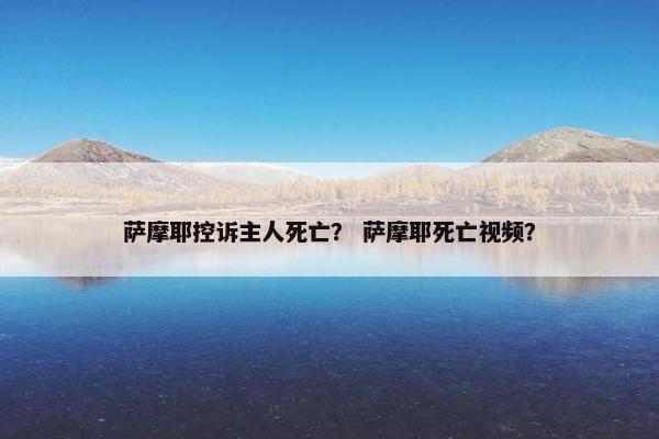 萨摩耶控诉主人死亡？ 萨摩耶死亡视频？