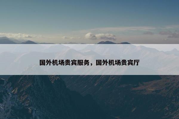 国外机场贵宾服务，国外机场贵宾厅