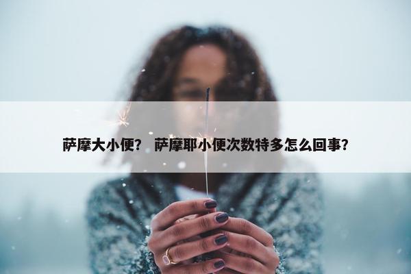 萨摩大小便？ 萨摩耶小便次数特多怎么回事？