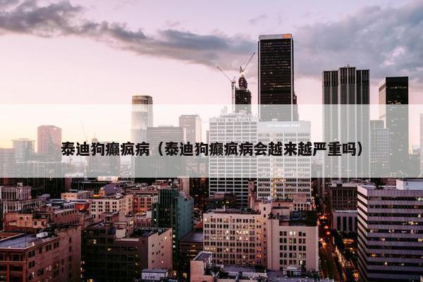 泰迪狗癫疯病（泰迪狗癫疯病会越来越严重吗）