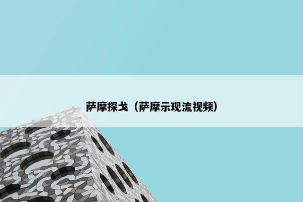 萨摩探戈（萨摩示现流视频）