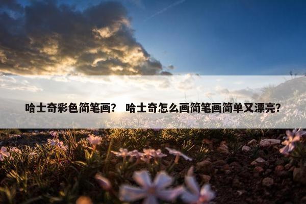 哈士奇彩色简笔画？ 哈士奇怎么画简笔画简单又漂亮？