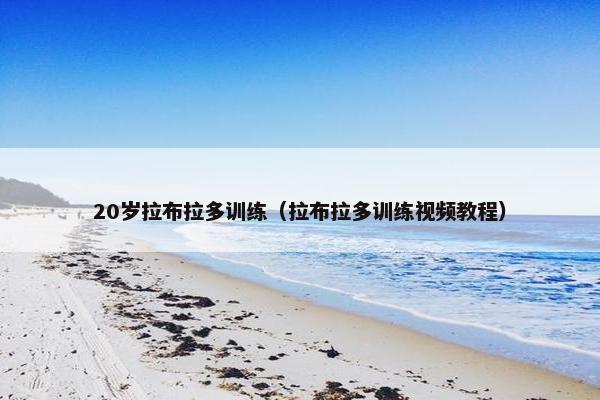 20岁拉布拉多训练（拉布拉多训练视频教程）