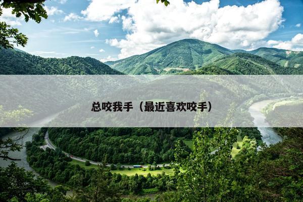 总咬我手（最近喜欢咬手）