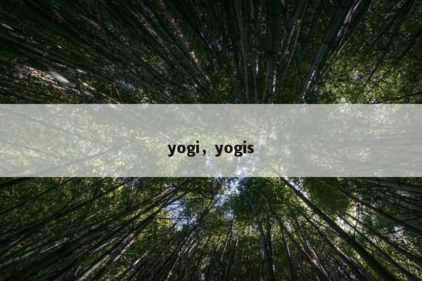 yogi，yogis