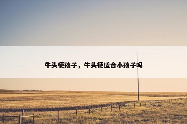 牛头梗孩子，牛头梗适合小孩子吗