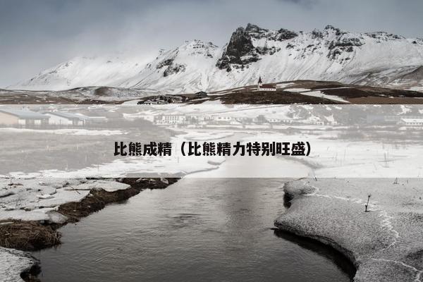 比熊成精（比熊精力特别旺盛）