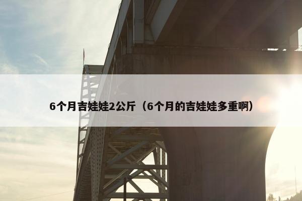 6个月吉娃娃2公斤（6个月的吉娃娃多重啊）