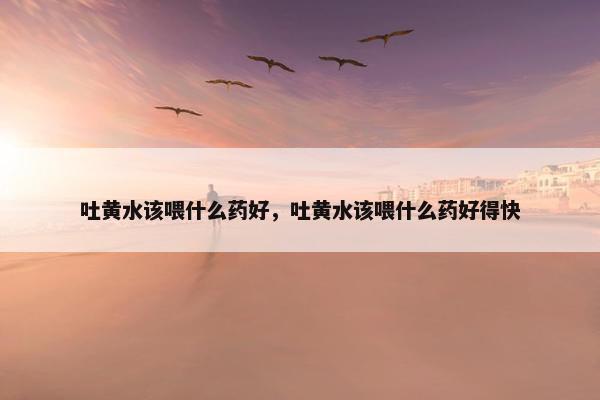 吐黄水该喂什么药好，吐黄水该喂什么药好得快