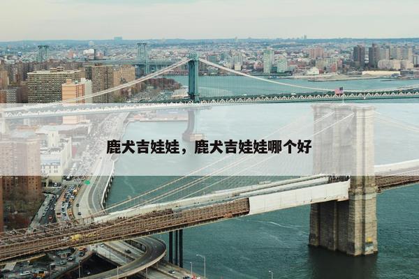 鹿犬吉娃娃，鹿犬吉娃娃哪个好