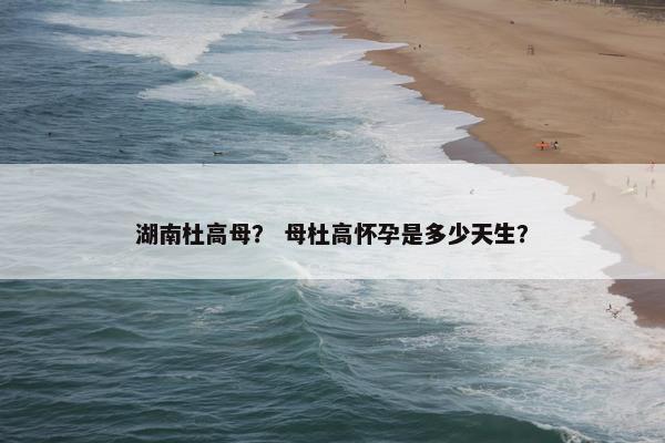 湖南杜高母？ 母杜高怀孕是多少天生？