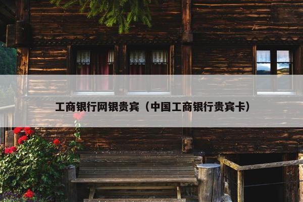 工商银行网银贵宾（中国工商银行贵宾卡）