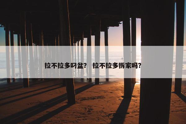拉不拉多叼盆？ 拉不拉多拆家吗？