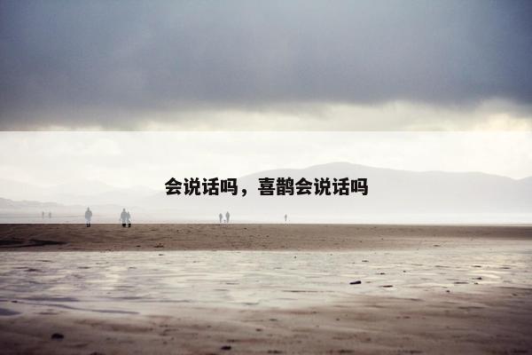 会说话吗，喜鹊会说话吗