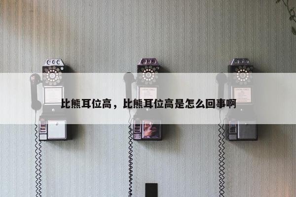 比熊耳位高，比熊耳位高是怎么回事啊
