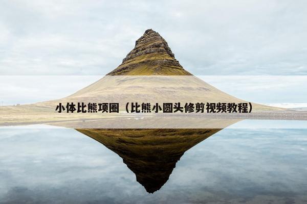 小体比熊项圈（比熊小圆头修剪视频教程）