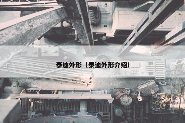 泰迪外形（泰迪外形介绍）